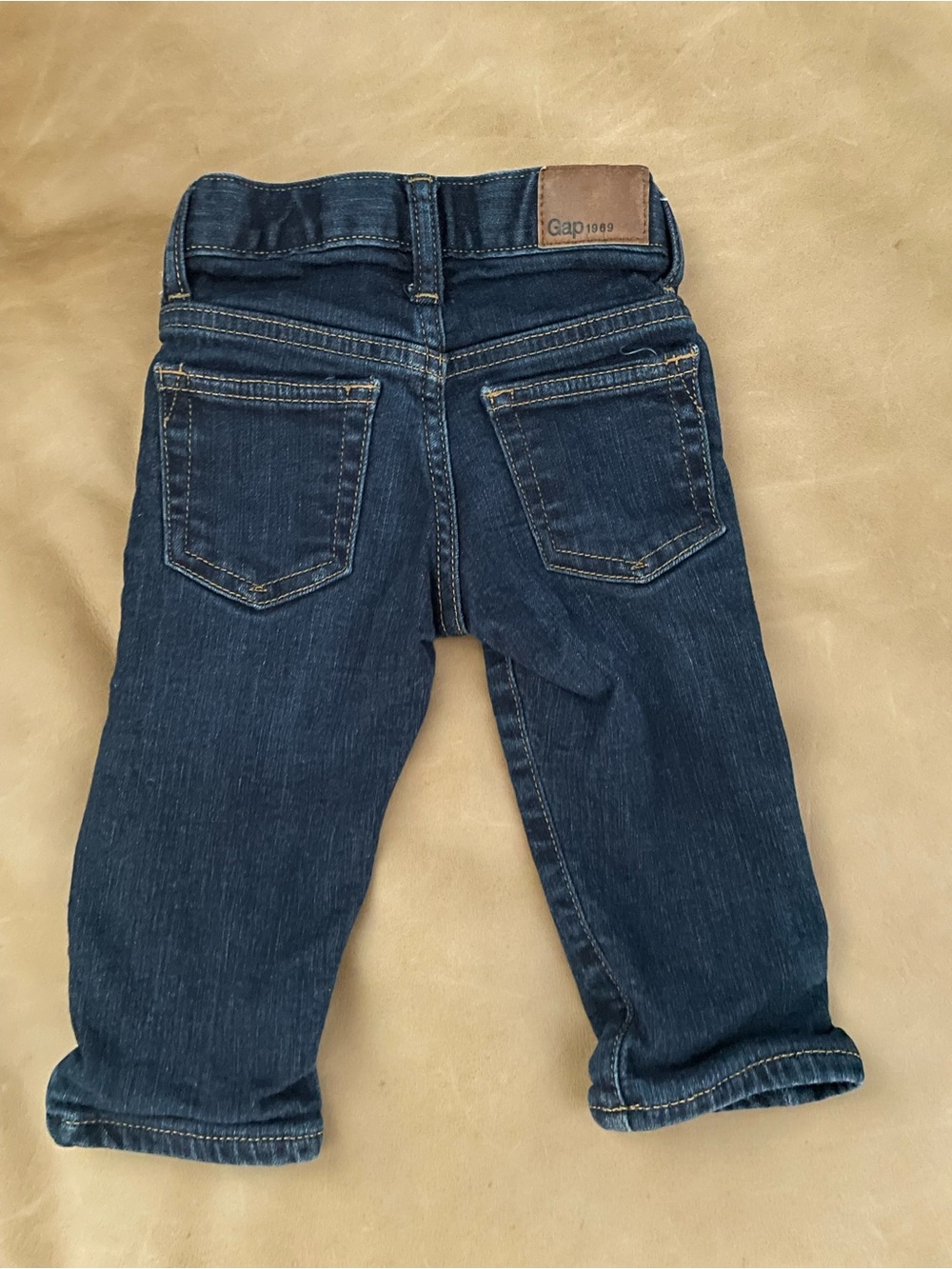 GAP Dark Indigo Relaxed flannel toddler Jeans